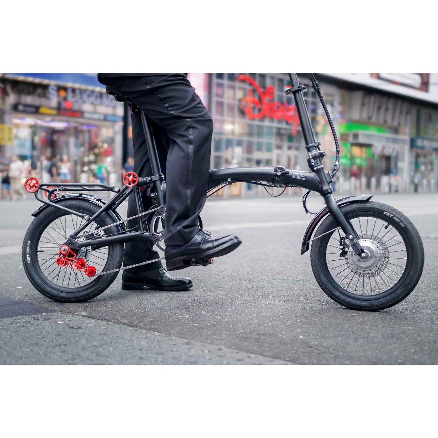 KOOFOLDY ALPS E-bike3 TRI-Folding 5 Gear (Black)