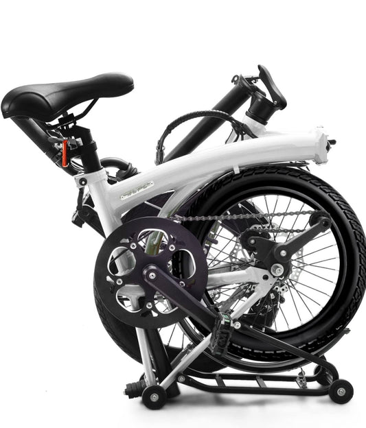 (Open Box-Like New) KOOFOLDY ALPS 3  E-bike TRI-Folding 3 Gear (White)