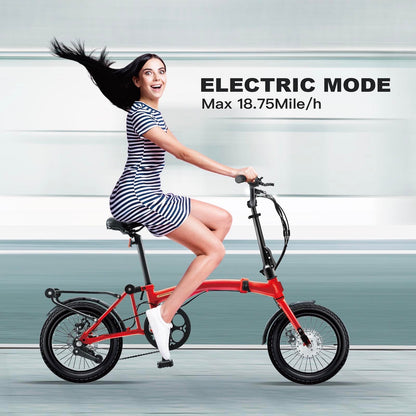 KOOFOLDY ALPS  E-bike3 TRI-Folding 3 Gear (Red)