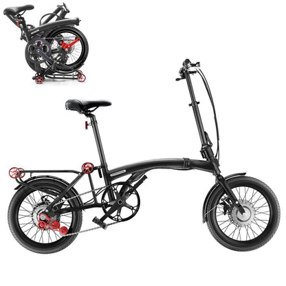 KOOFOLDY ALPS  E-bike3 TRI-Folding 5 Gear (Black)