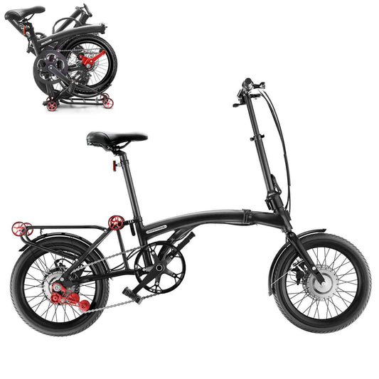 KOOFOLDY ALPS  E-bike3 TRI-Folding 5 Gear (Black)