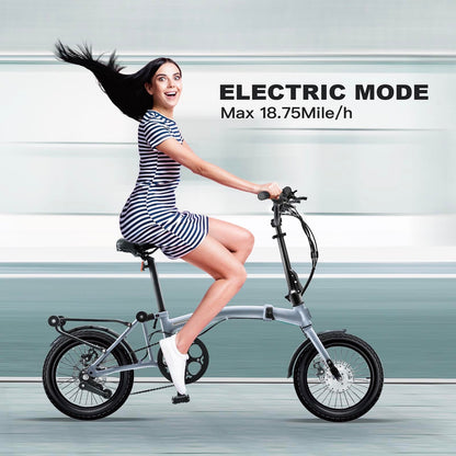 KOOFOLDY ALPS  E-bike3 TRI-Folding 3 Gear (Silver)